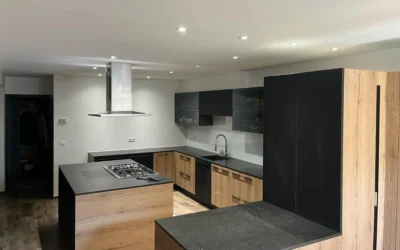 Remise en état d&rsquo;une cuisine et une salle de bains suite à un sinistre