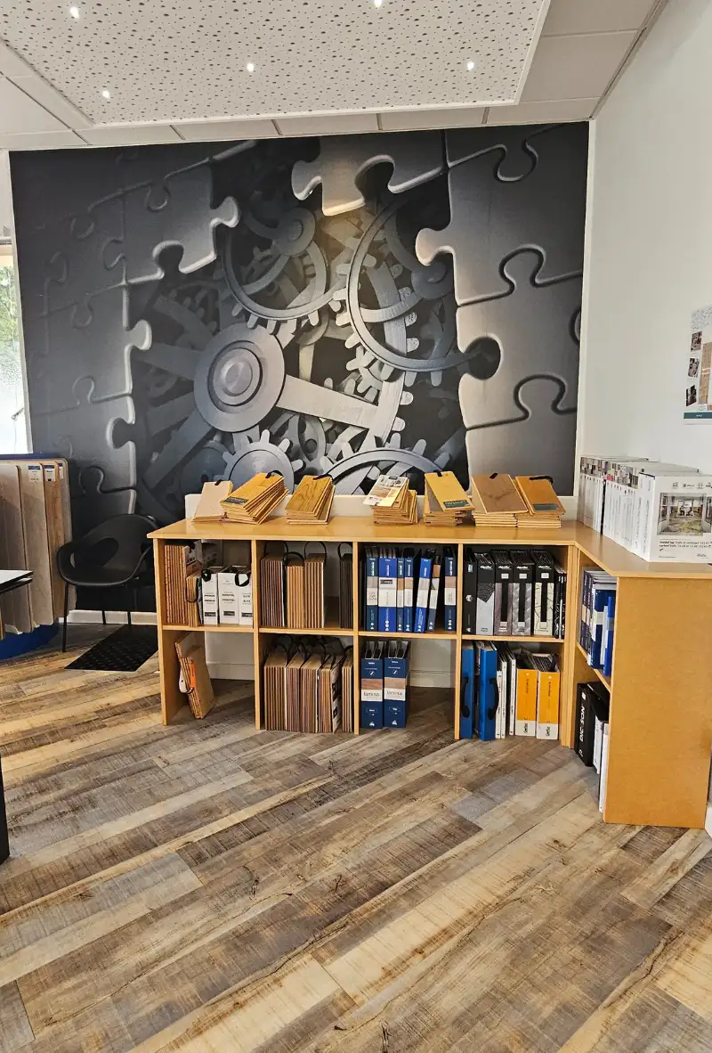 Intérieur showroom Odeco Divonne les. Bains