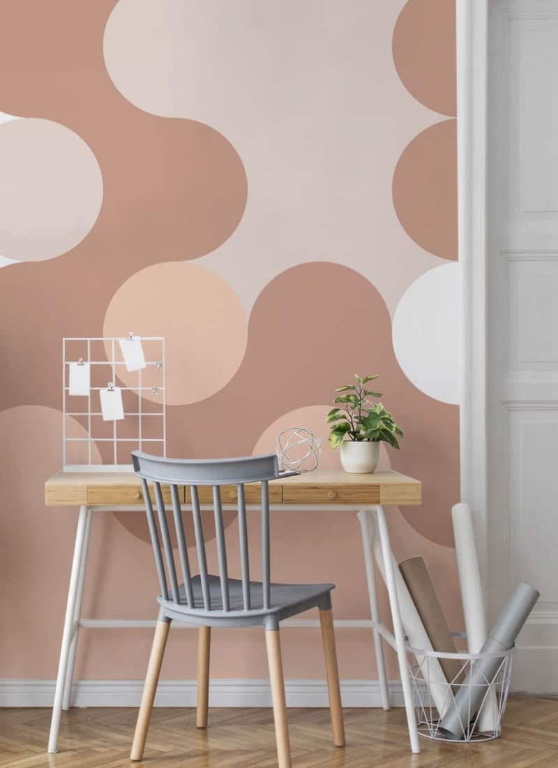 Pose de papier peint mural